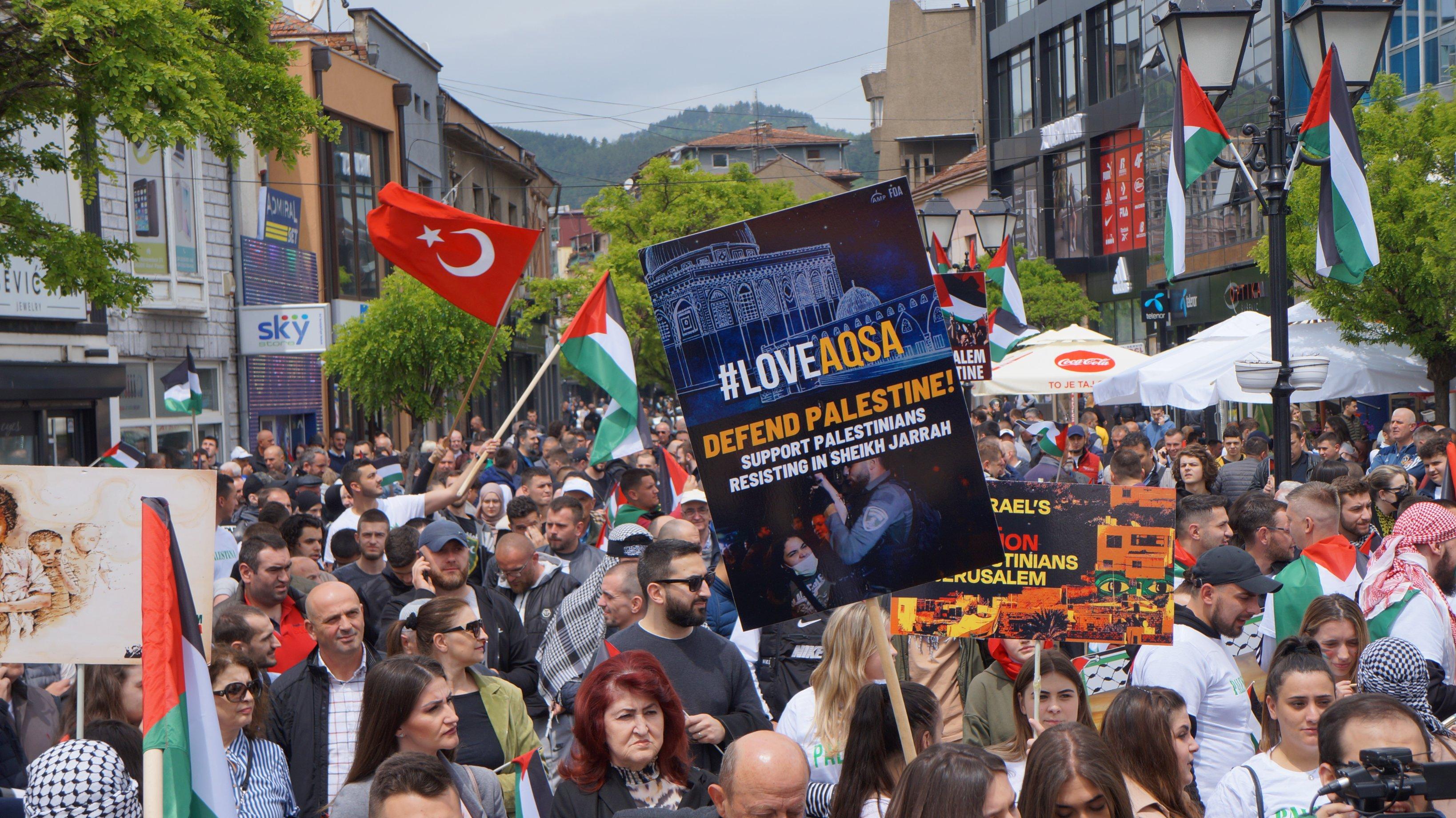 U Novom Pazaru protest podrške narodu Palestine