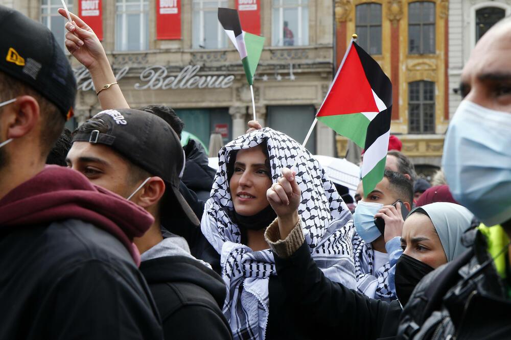 U više francuskih gradova protesti u znak podrške Palestincima