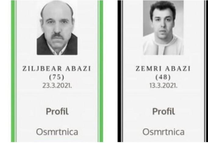 Ziljbear (75) i Zemri (48) Abazi izgubili su bitku sa koronavirusom - Avaz