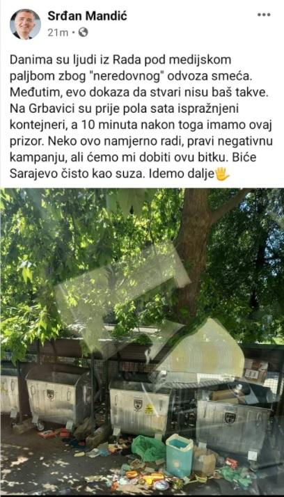 Nevjerovatna tvrdnja Srđana Mandića - Avaz