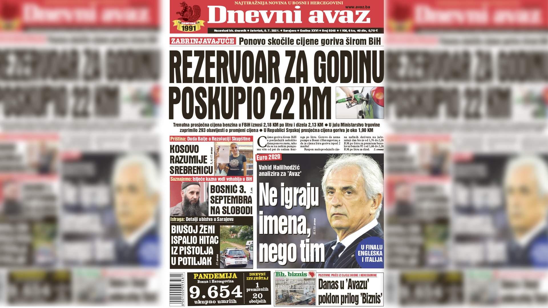 Rezervoar za godinu poskupio 22 KM