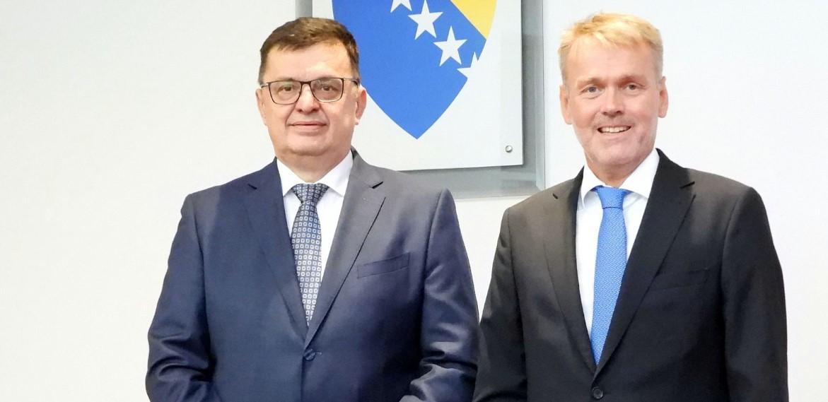 Tegeltija razgovarao sa ambasadorom Norveške o procesu evropskih integracija