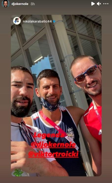 Karabatić, Đoković i Troicki u Tokiju - Avaz