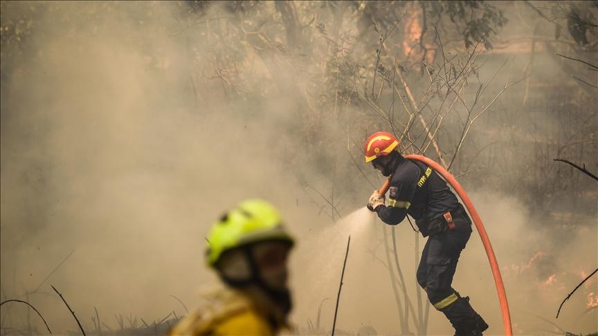 Stotine vatrogasaca se bori s vatrom - Avaz