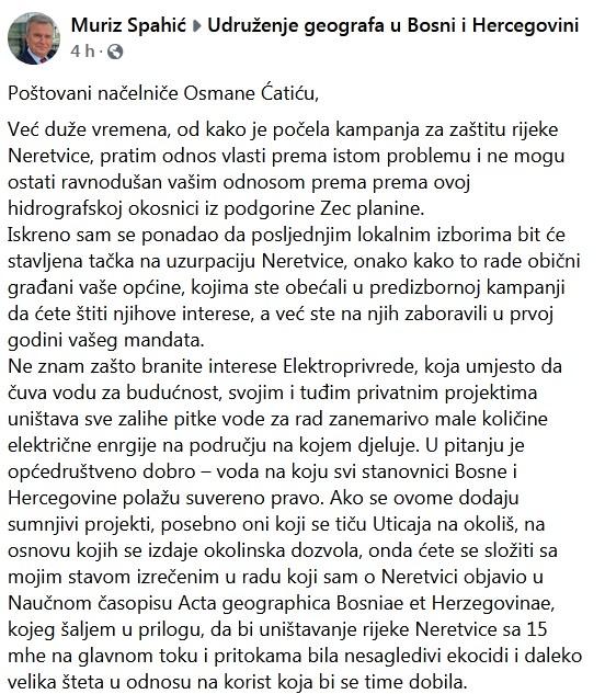 Spahić uputio otvoreno pismo Ćatiću - Avaz