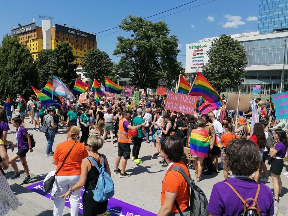 Završena treća Bh. povorka ponosa: Dok god postoji kršenje ljudskih prava, postoji fašizam