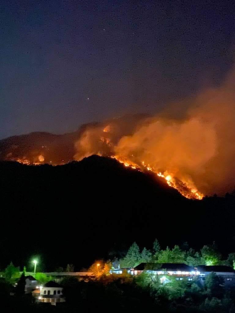 Vatra ide prema naselju Donja Jablanica - Avaz