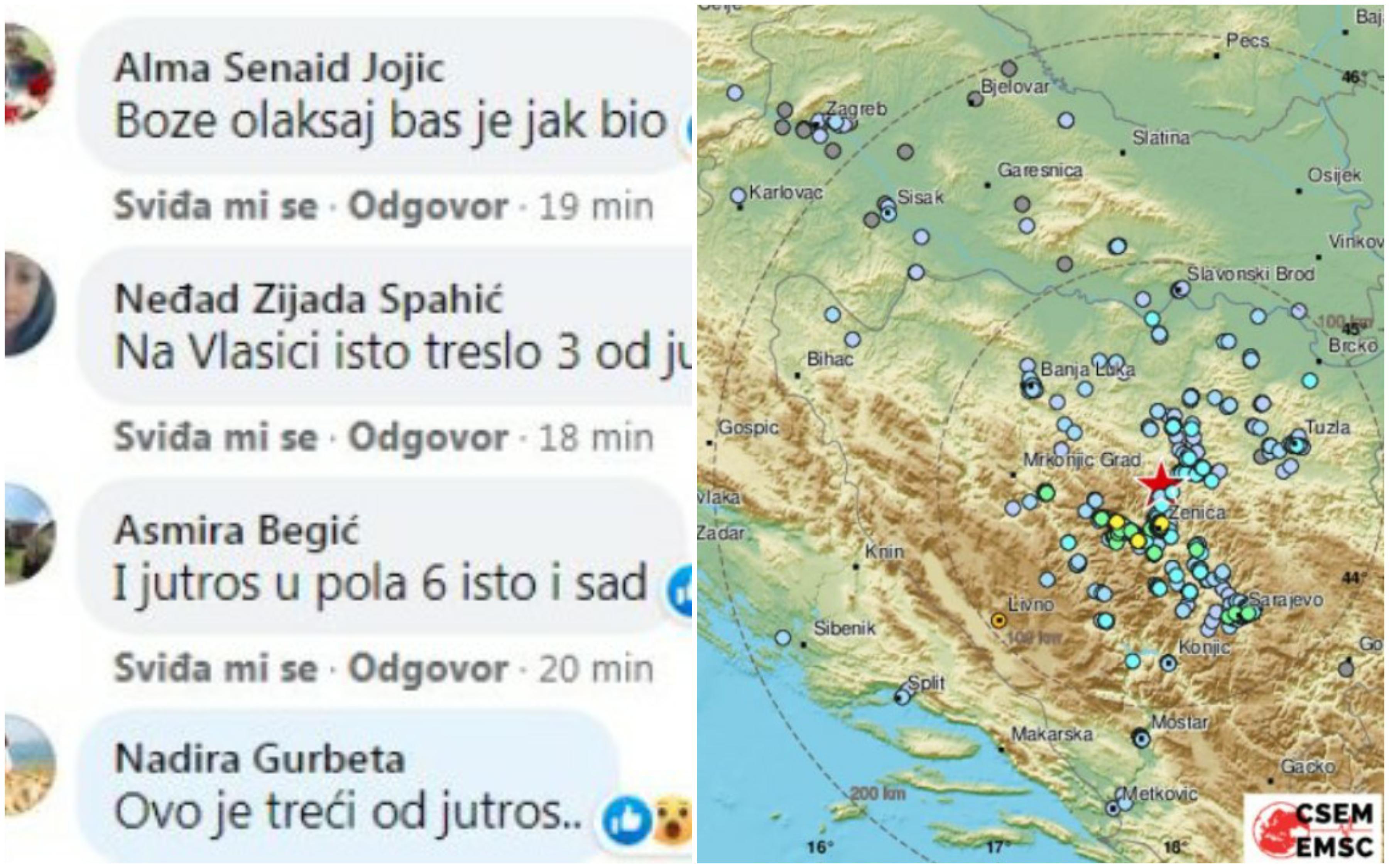 Građani o zemljotresu: Bilo je kratko i jako