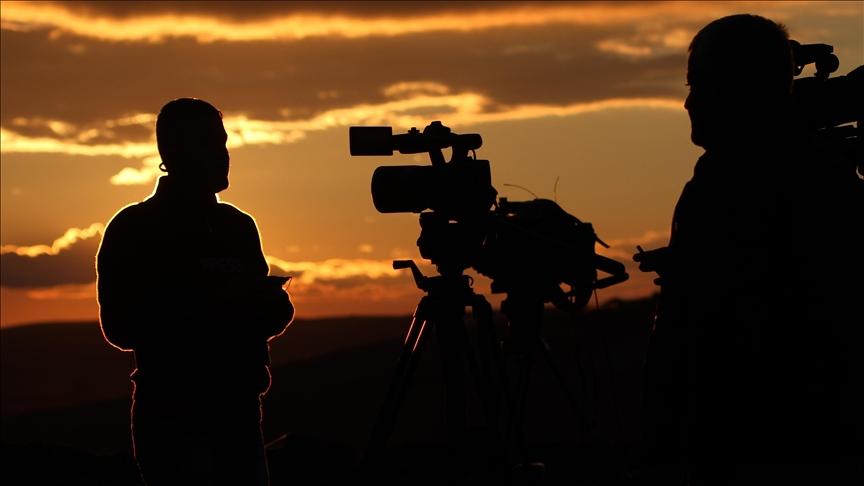 Journalists gathered in for a rally in Khartoum - Avaz