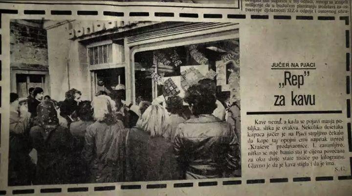 Ovako je izgledala nestašica kafe u Jugoslaviji 1982. godine