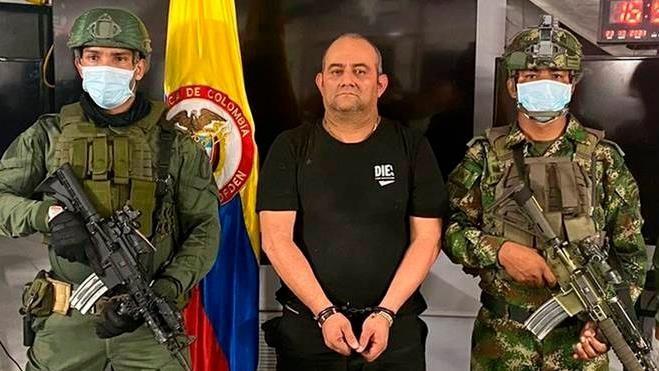 Dairo Antonio Usuga, known as Otoniel, leader of the Clan del Golfo, or Gulf Clan, a drug trafficking group, was captured by Colombian security forces on Oct. 24 - Avaz