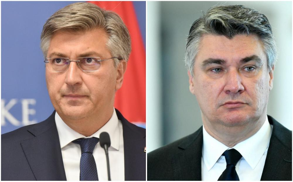 Andrej Plenković i Zoran Milanović - Avaz