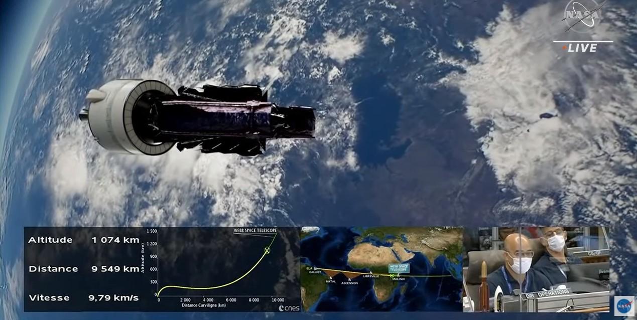 "James Webb" uspješno lansiran, pratite uživo kretanje najmoćnijeg, najskupljeg i najvažnijeg teleskopa