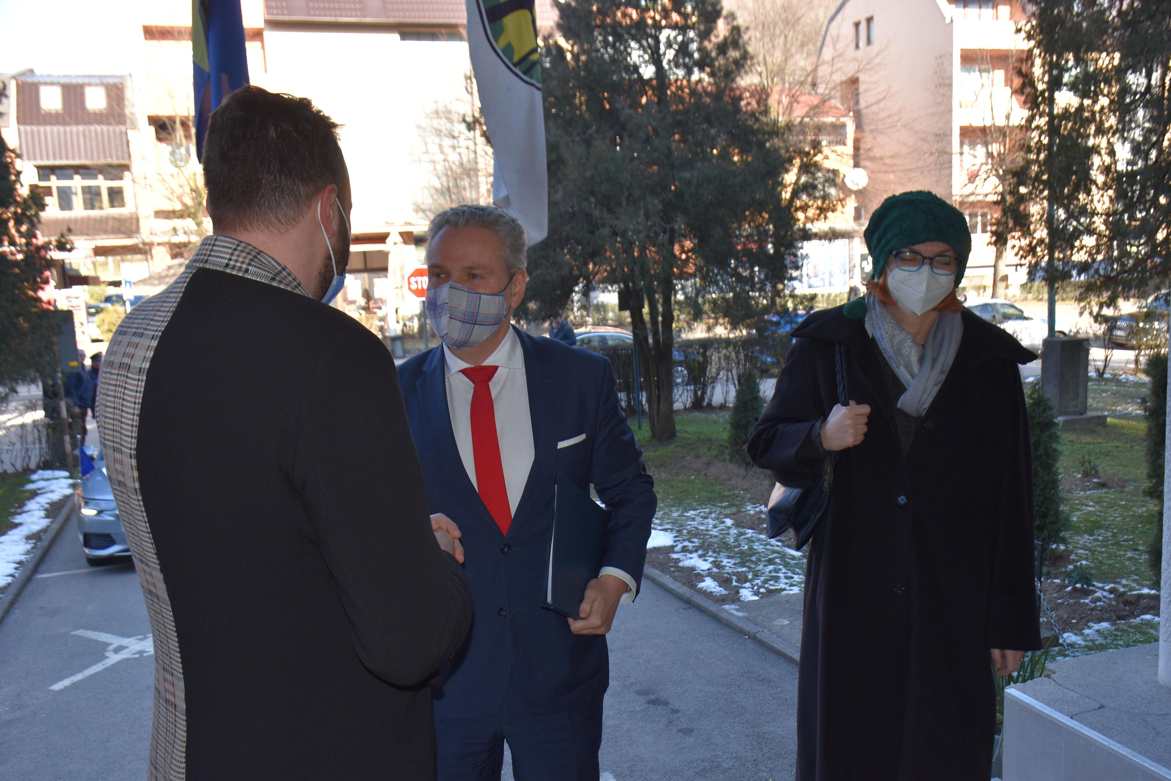Posjeta ambasadora Satlera Goraždu - Avaz
