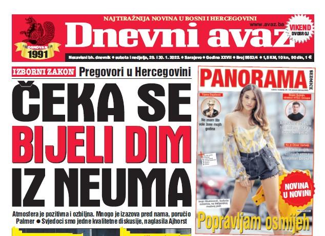 U dvobroju “Dnevnog avaza” čitajte: Čeka se bijeli dim iz Neuma