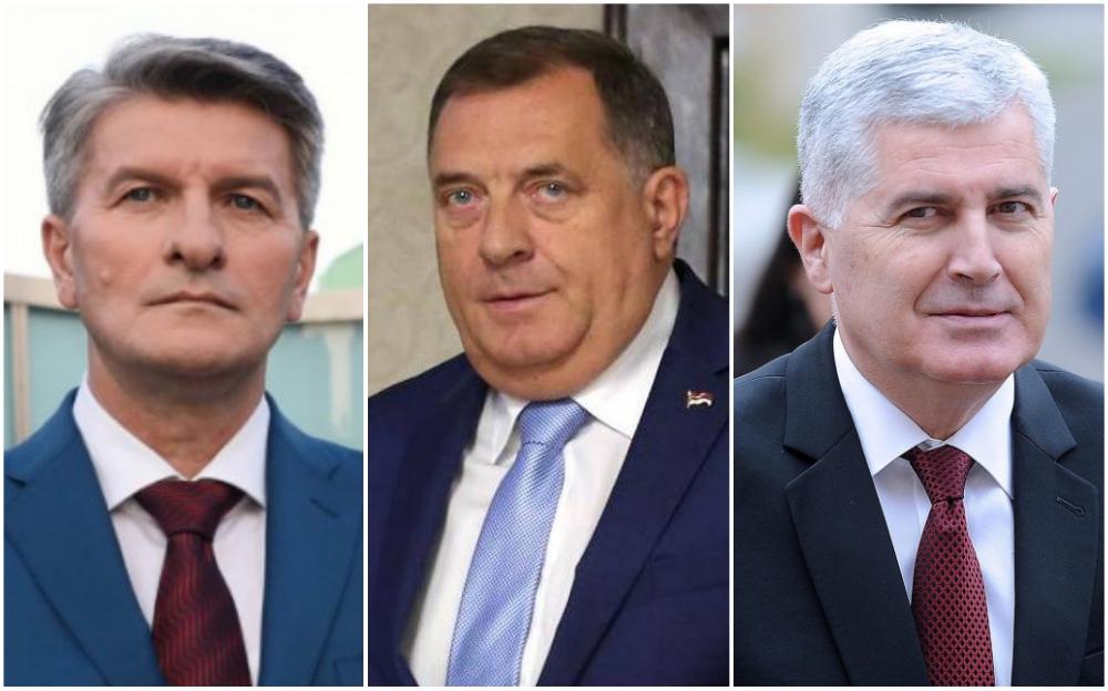 Mehmedović, Dodik i Čović - Avaz