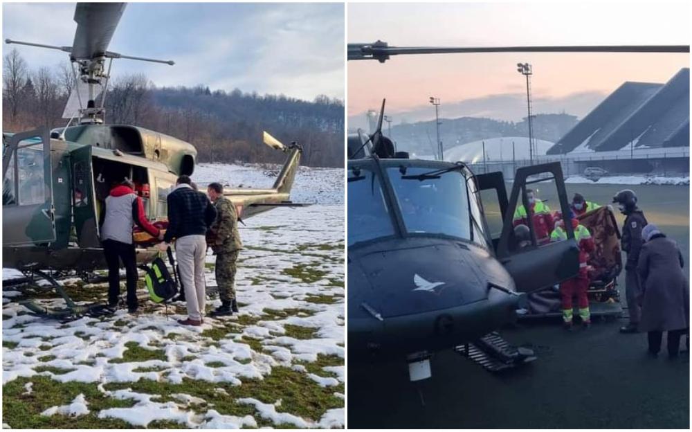 Još jedna uspješna evakuacija EUFOR-a: Teško bolesni muškarac prevezen helikopterom iz Bihaća u Sarajevo