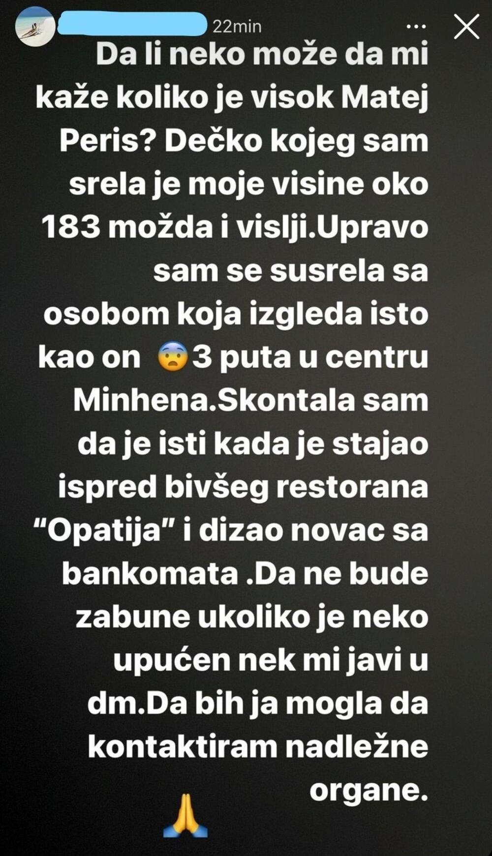 Objava manekenke na Instagramu - Avaz