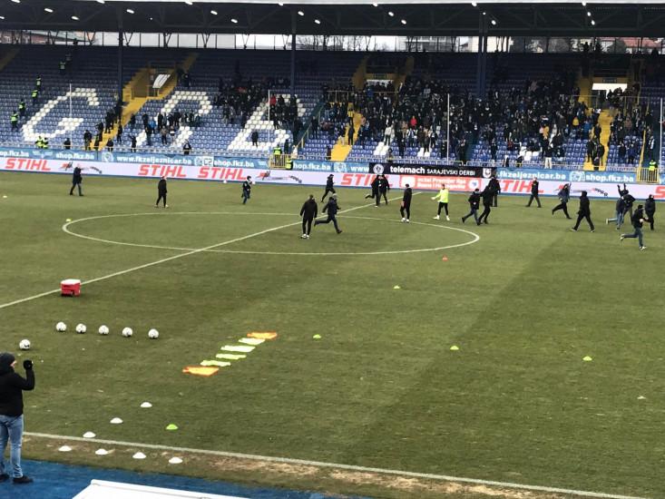 Nemile scene na stadionu Grbavica - Avaz