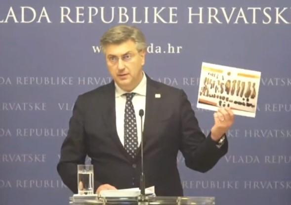 Plenković pokazao fotografiju dijelova bombe - Avaz