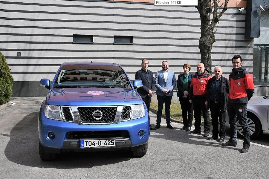 Općina Novo Sarajevo ustupila Gorskoj službi spašavanja teretno vozilo na korištenje