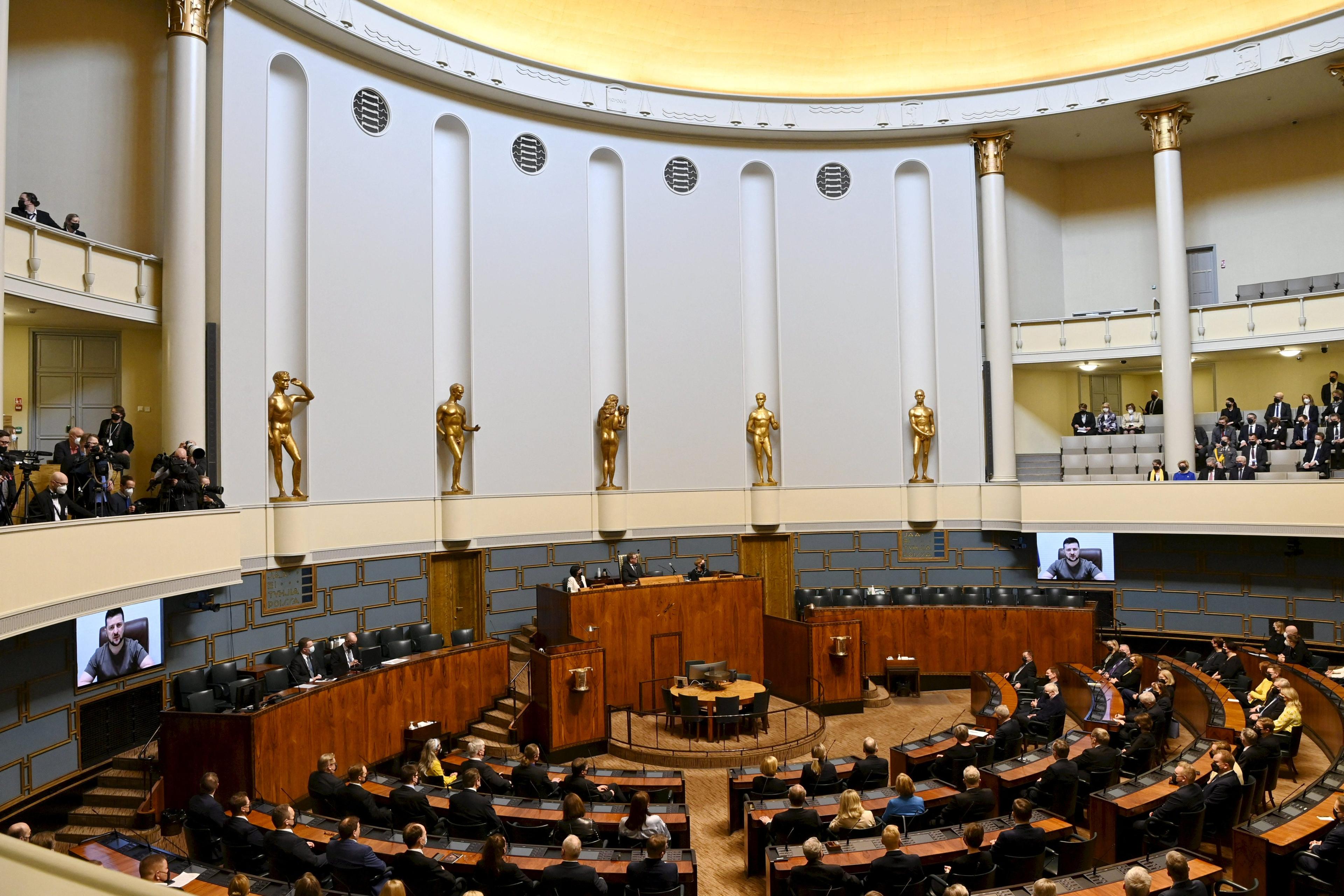 Obraćanje finskom parlamentu u Helsinkiju - Avaz