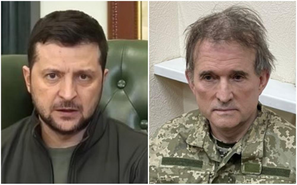 Volodimir Zelenski i Viktor Medvedčuk - Avaz