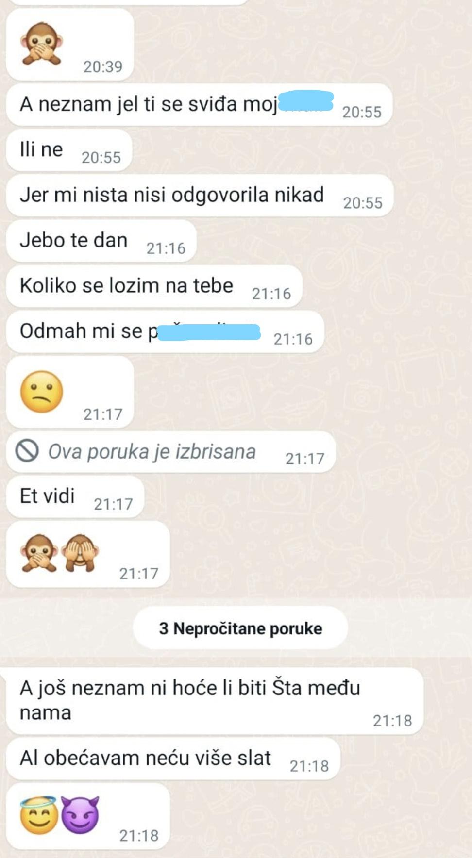 Poruke koje je slao Bureković - Avaz