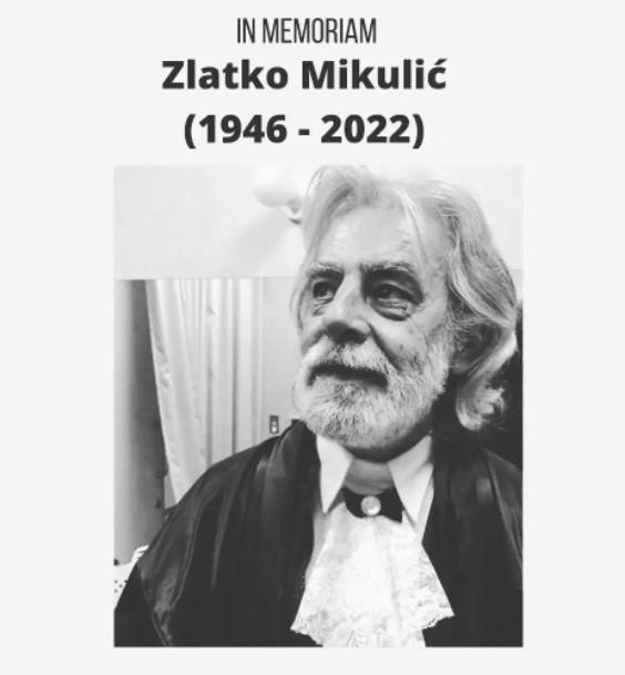 Preminuo baletni umjetnik Zlatko Mikulić