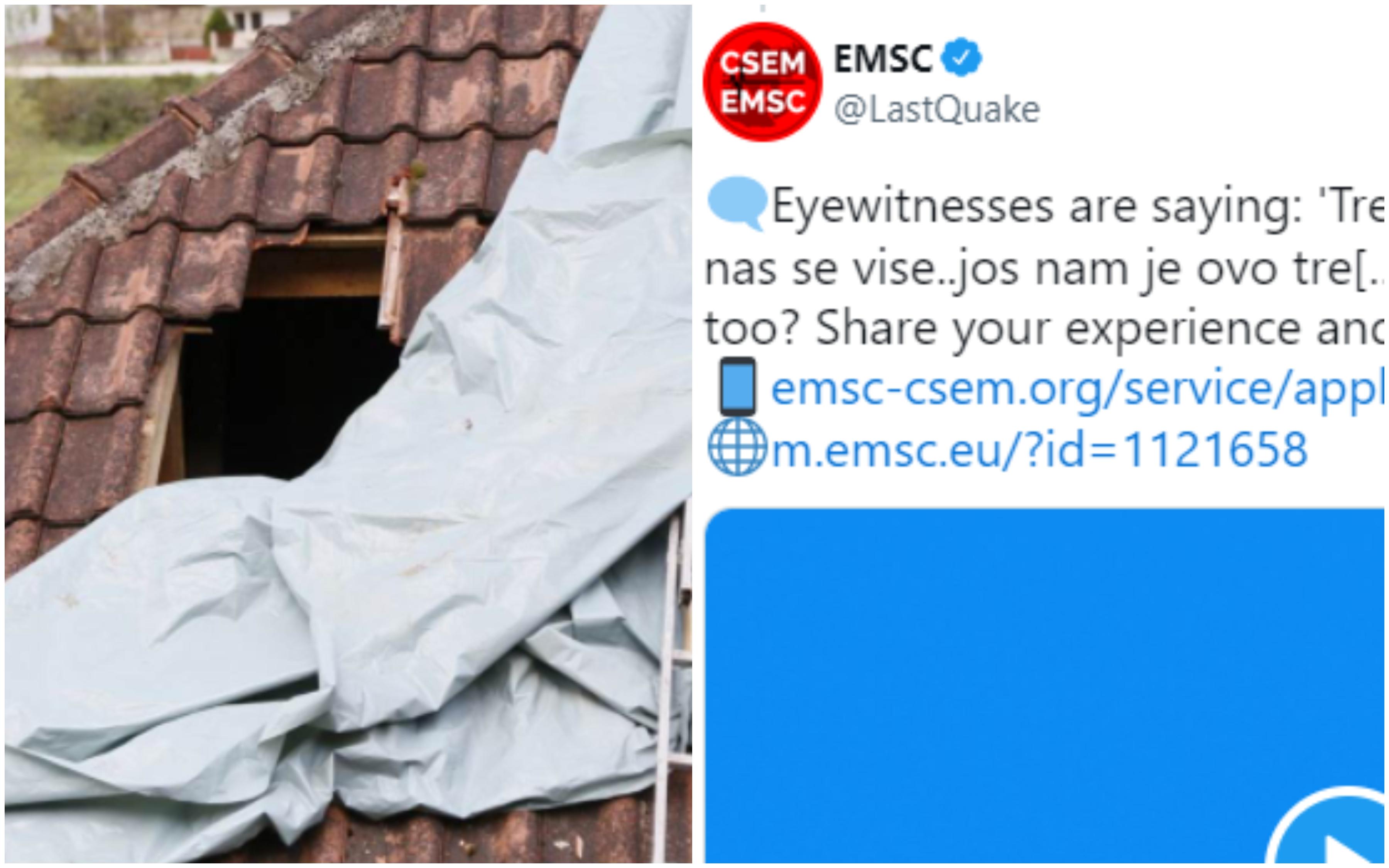 Objava na Twitter profilu EMSC-a - Avaz