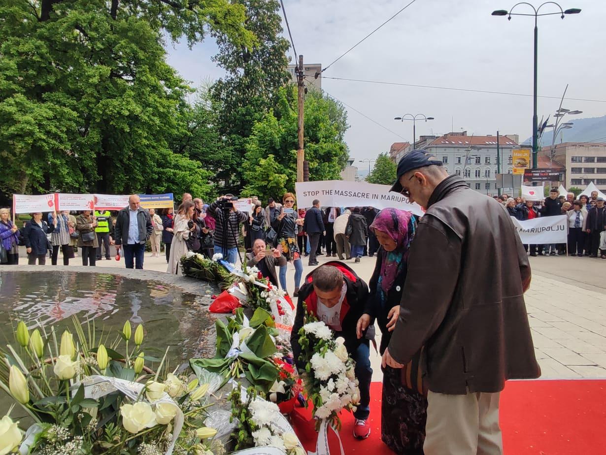 Sa današnje protestne šetnje - Avaz