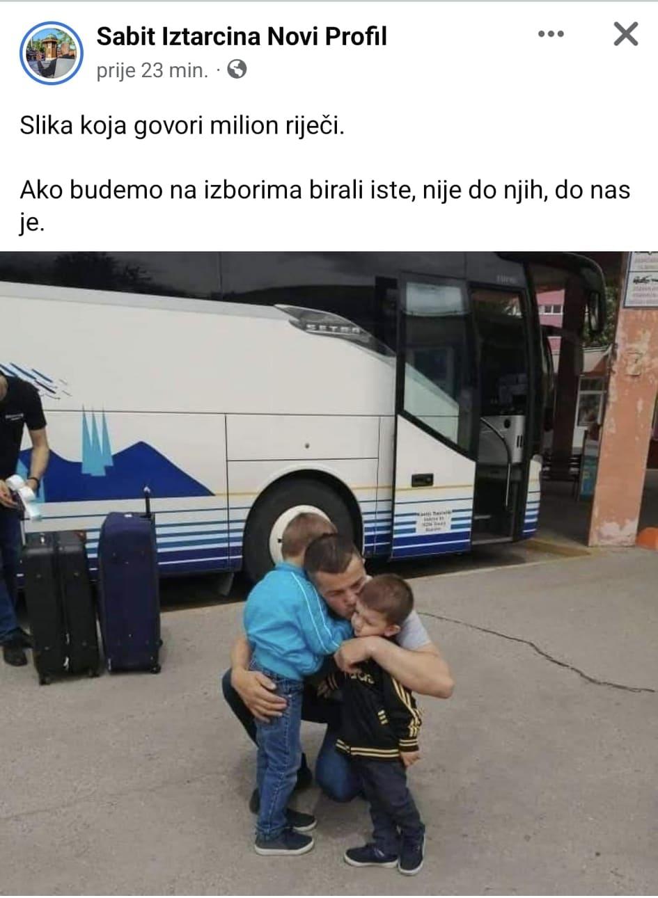 Sabitova objava na Facebook-u - Avaz