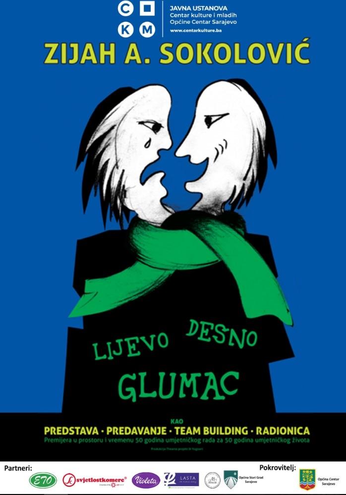 Plakat predstave “Lijevo Desno Glumac” - Avaz