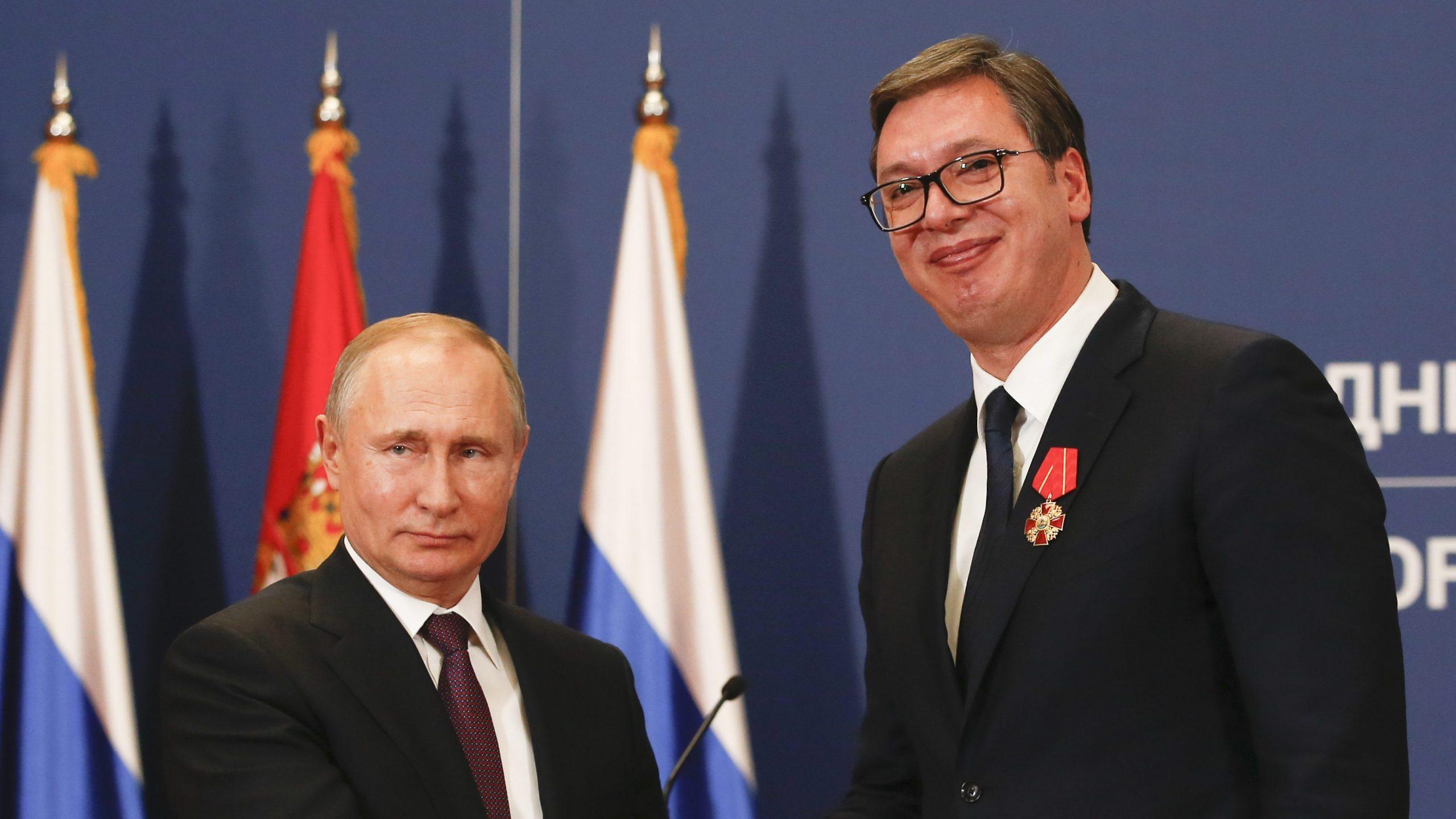 Vladimir Putin i Aleksandar Vučić - Avaz