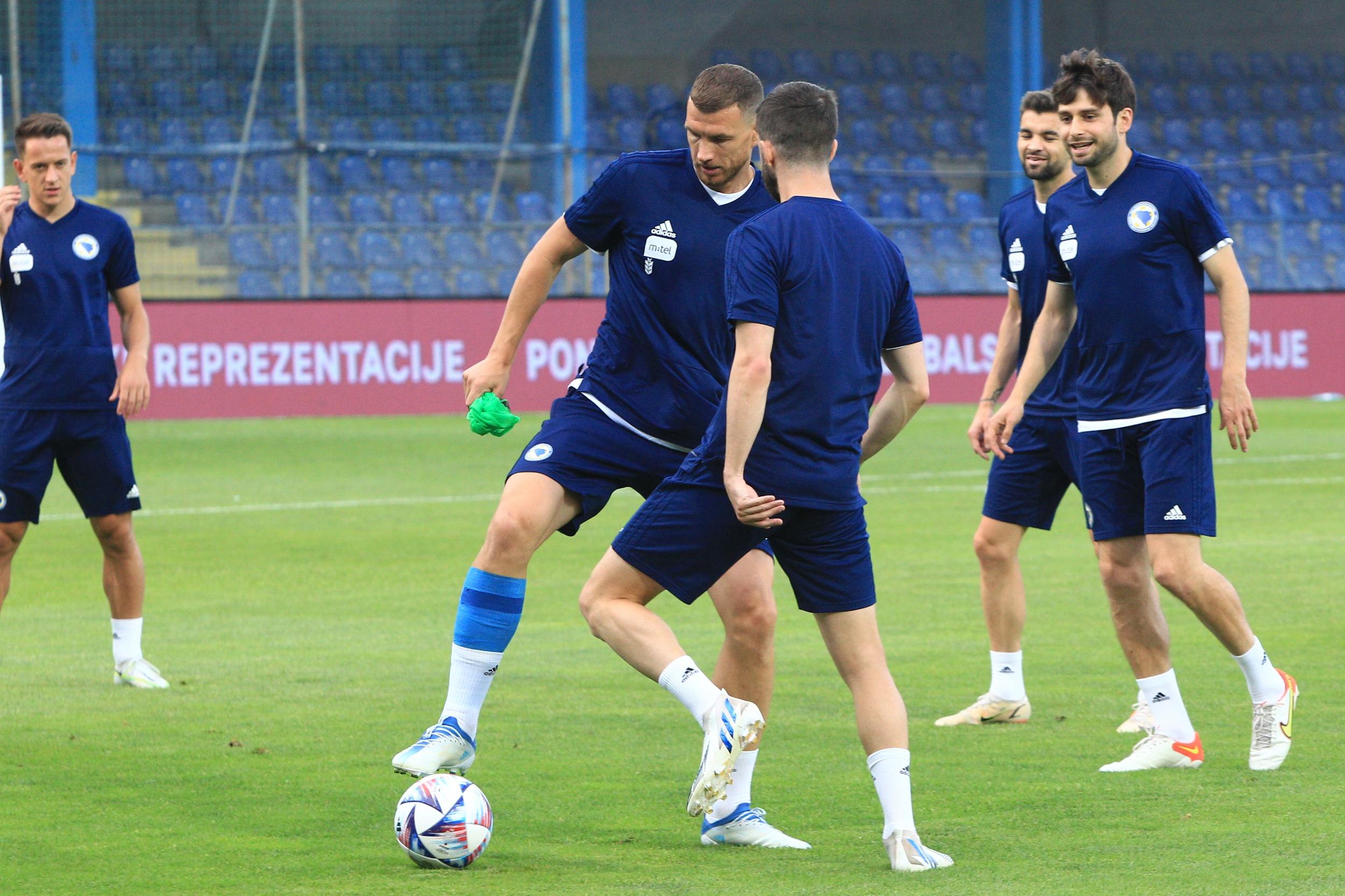 Naši igrači odradili lakši trening - Avaz