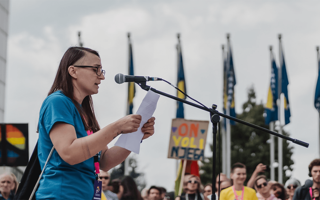 Lejla Huremović na prošlogodišnjem skupu - Avaz