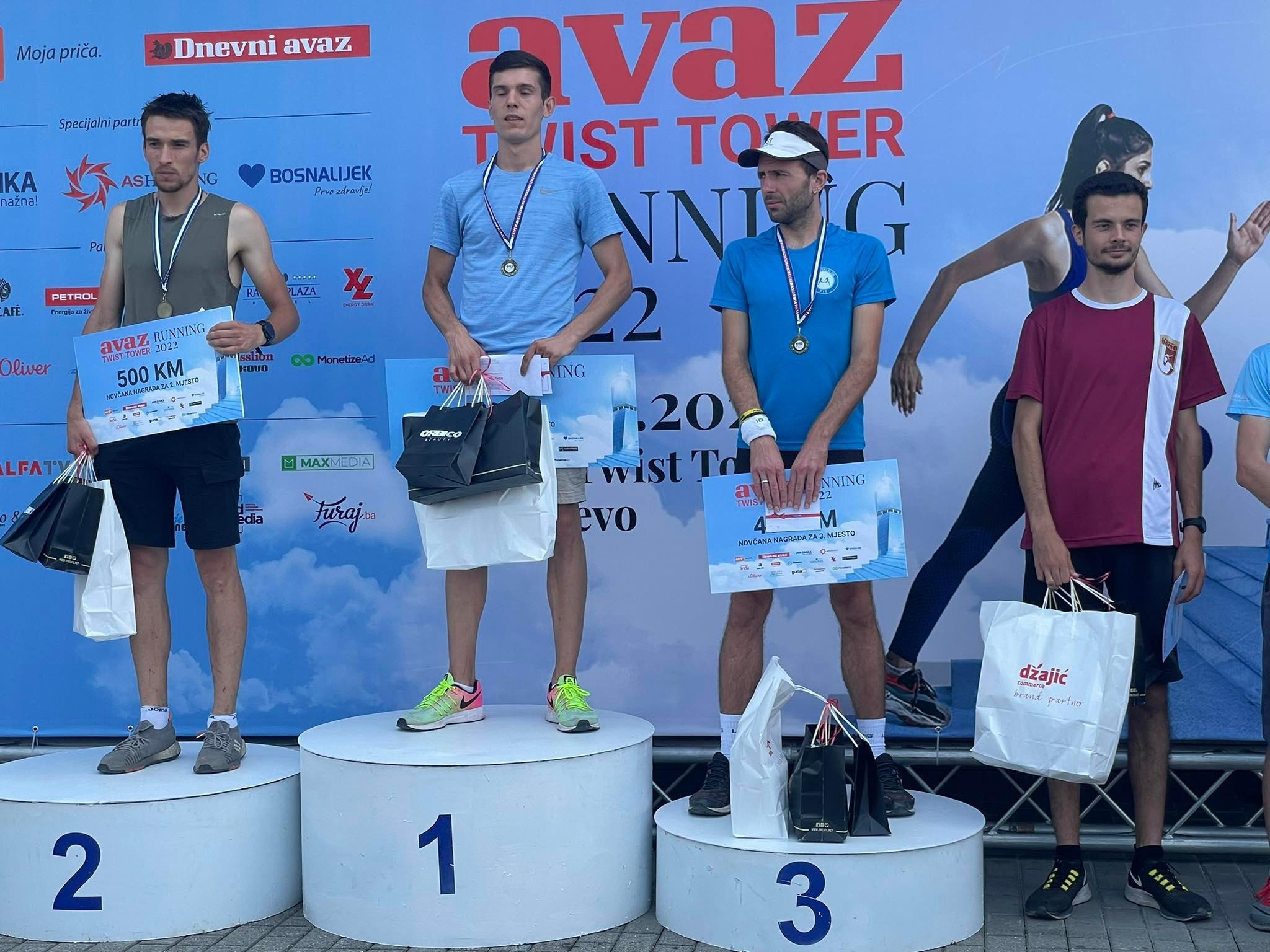 Na 8. utrci "Avaz Twist Tower Running powered by BH Telecom" učestvovalo je preko 300 takmičara u svim uzrastnim kategorijama - Avaz