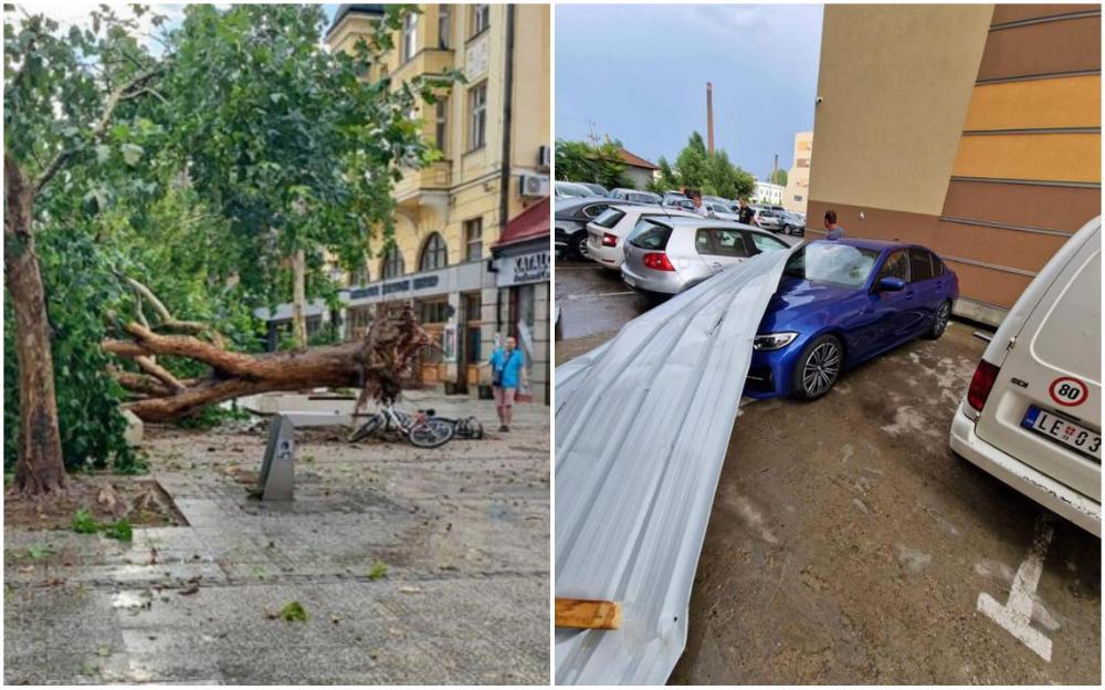 Snažno nevrijeme zadalo muke građanima: Požari zahvatili nekoliko objekata, vjetar nosio krovove, stabla padala