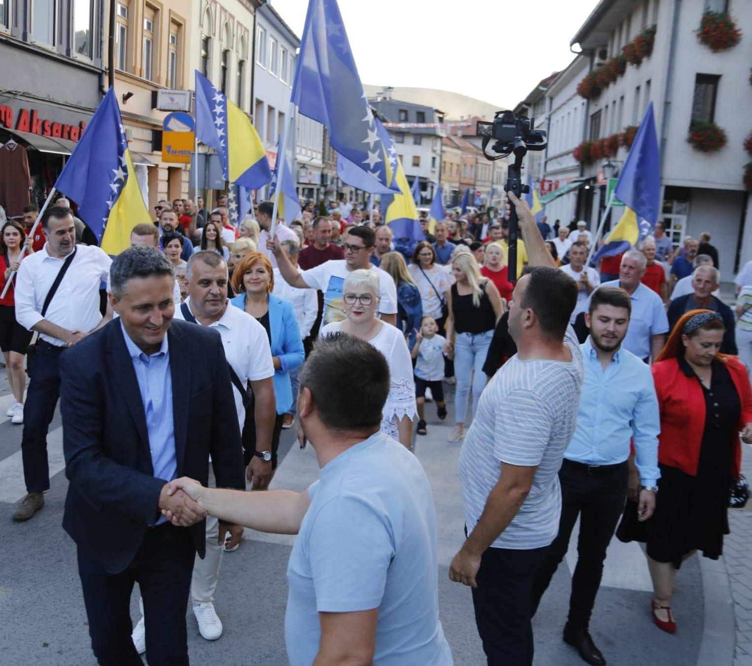 Bećirović u Travniku: Naši strateški ciljevi su članstvo u EU i NATO