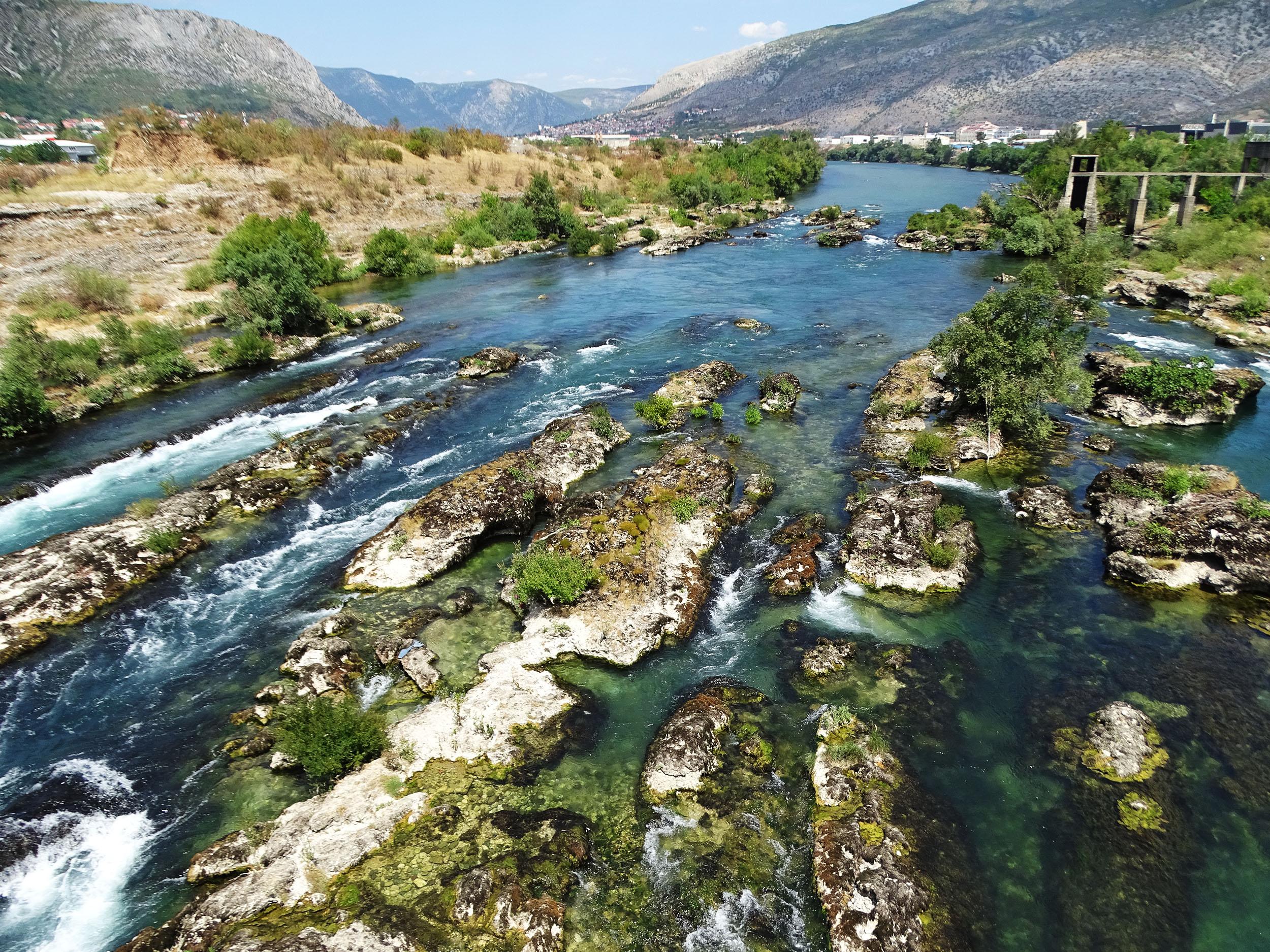 Neretva s Avijatičarskog mosta - Avaz