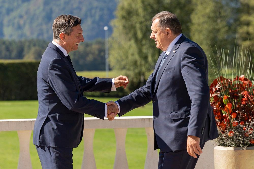 Dodik i Pahor na Brdu kod Kranja - Avaz