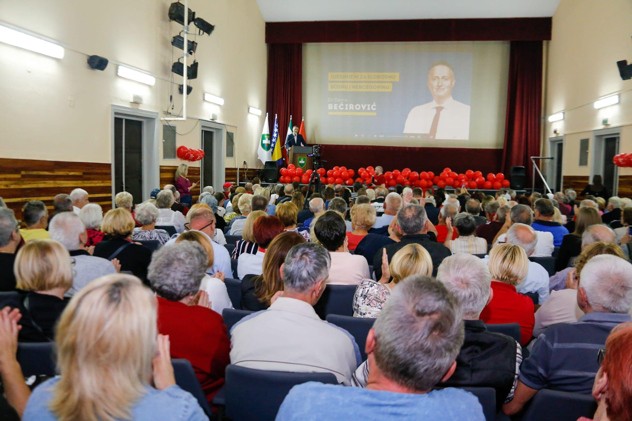 Bećirović: Na čelu države trebaju biti ljudi sa imenom i prezimenom i sa vizijom za budućnost