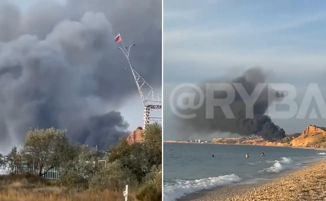 Zapalio se avion prilikom slijetanja na Krimu