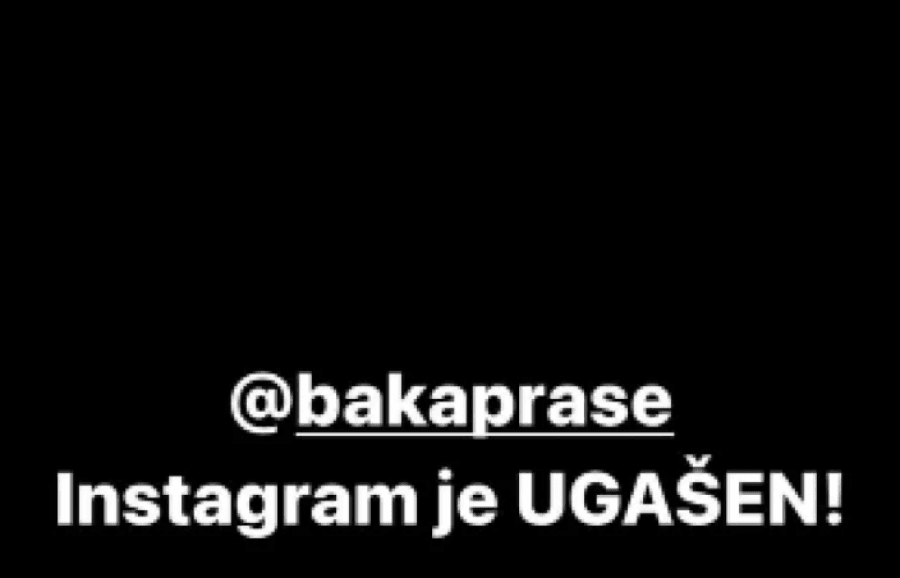 Objava na Instagramu - Avaz