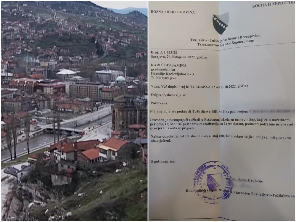 Insert iz filma i odgovor Tužilaštva BiH gradonačelnici Sarajeva - Avaz