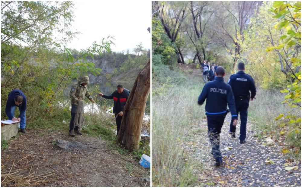 Vještačko jezero nekadašnjeg rudnika Vihovići: Zbog slabe vidljivosti ronioci prestali s pretragom, do sada nije nađena nijedna kost