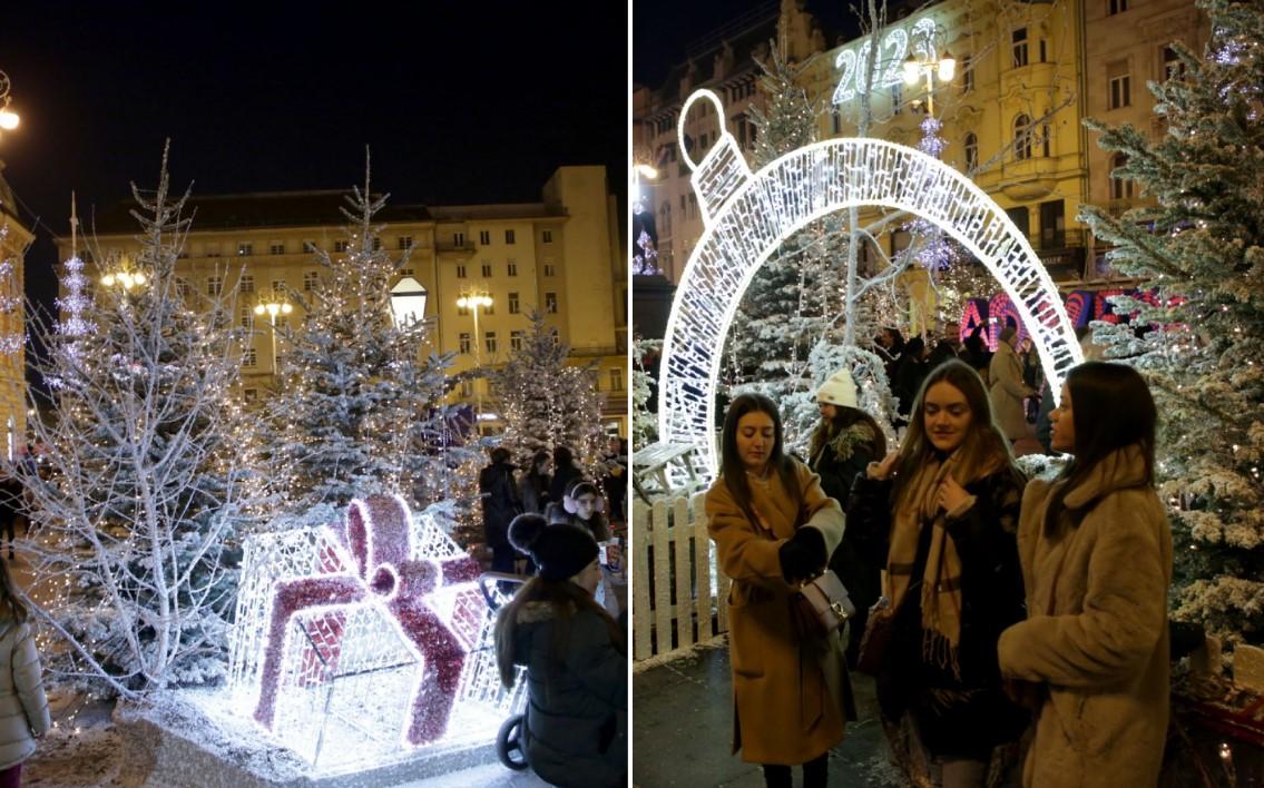 Na Trgu bana Jelačića: Počeo Advent u Zagrebu