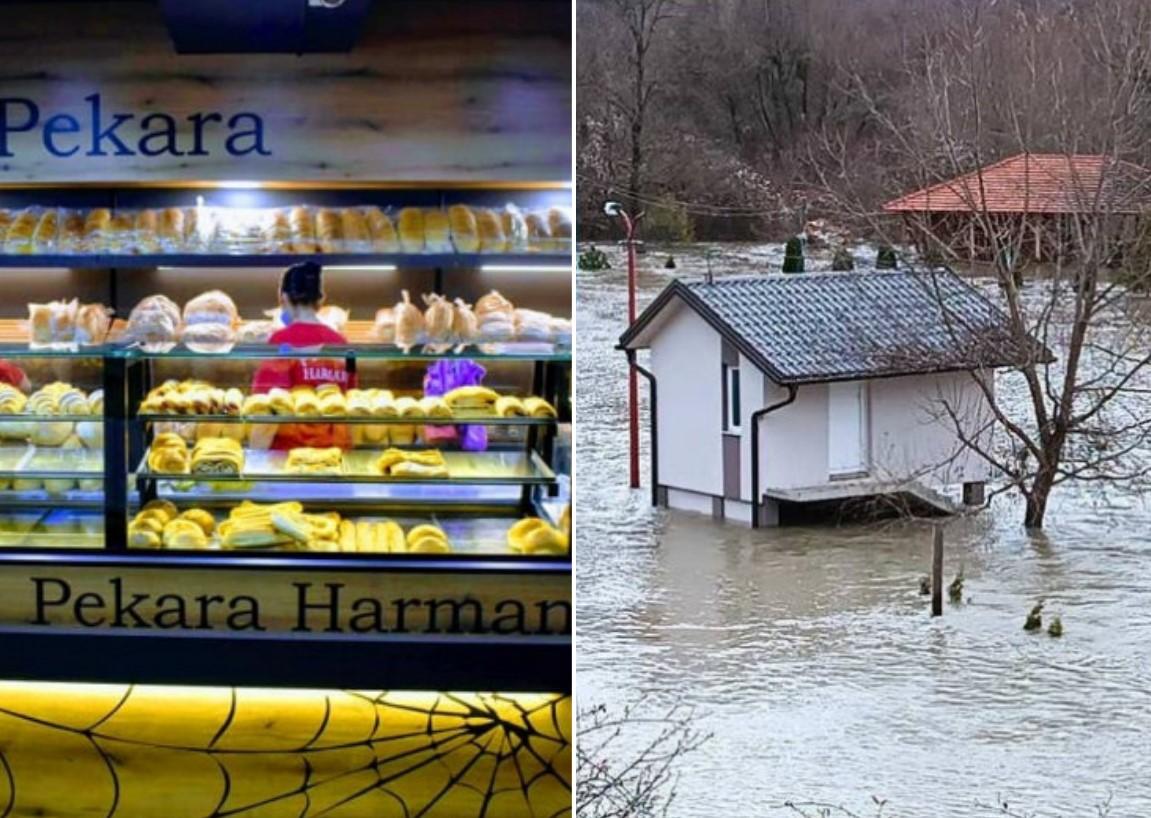 Veliko srce vlasnika pekare u Bihaću: "Odnijet ćemo hljeb ljudima koji zbog poplava ne mogu izaći iz domova!"