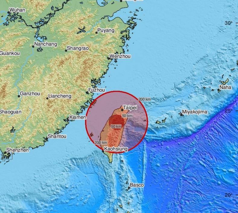 Snažan zemljotres jačine 6 stepeni pogodio Tajvan