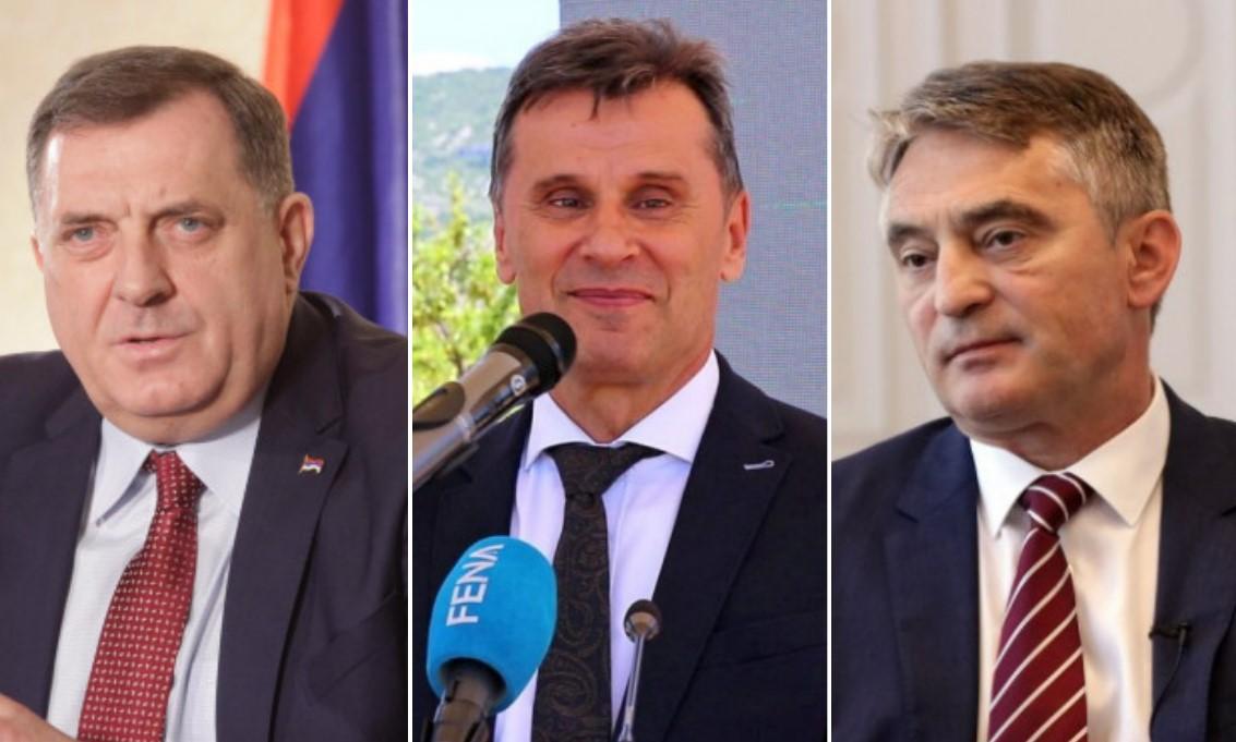 Milorad Dodik, Fadil Novalić i Željko Komšić - Avaz